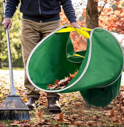 Portable Pop-Up Garden Leaf Collection Bag Large Foldable Yard Waste Bag  Steelmates