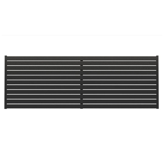 Aluminium DIY Slat Fence 2400x900mm  Steelmates
