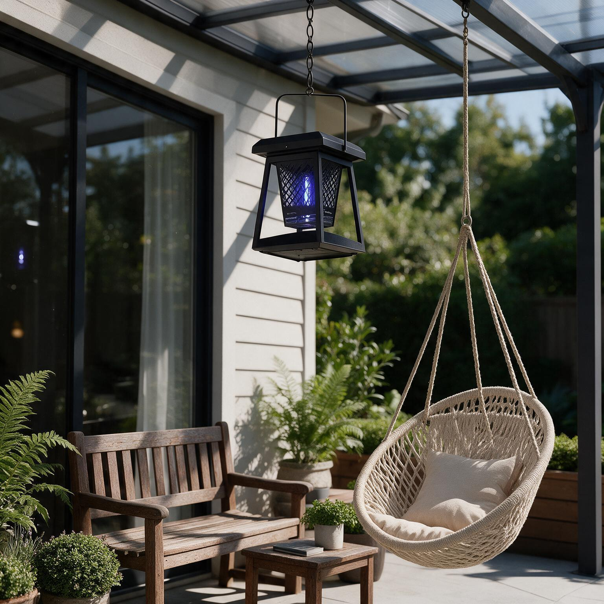 Solar Outdoor Mosquito Killer Lamp Waterproof Garden Light  Steelmates