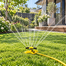 360 Degree Lawn Sprinkler for Automatic Garden Watering  Steelmates