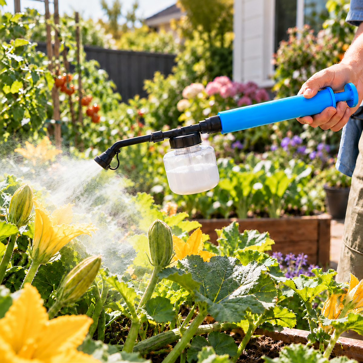 Manual Fruit Tree Pollinator Sprayer 100ML Handheld Dry Pollen Duster  Steelmates