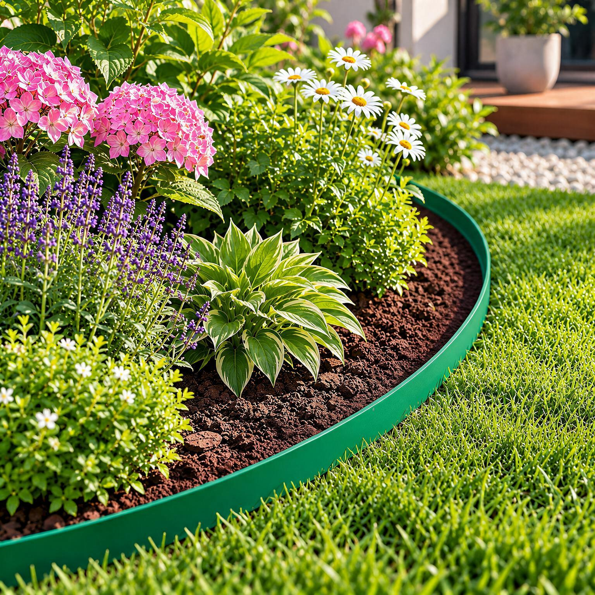 Flexible Garden Edging Strip for Lawn and Borders  Steelmates