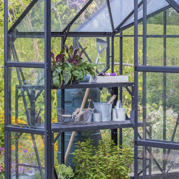 T-Shaped Glasshouse/Garden Pavilion 4mm toughened glass 3830 x 3830 x 2540 mm