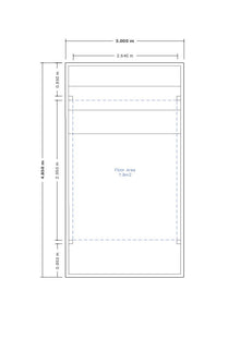 Single Carport 4850(D) x 3000(W)mm