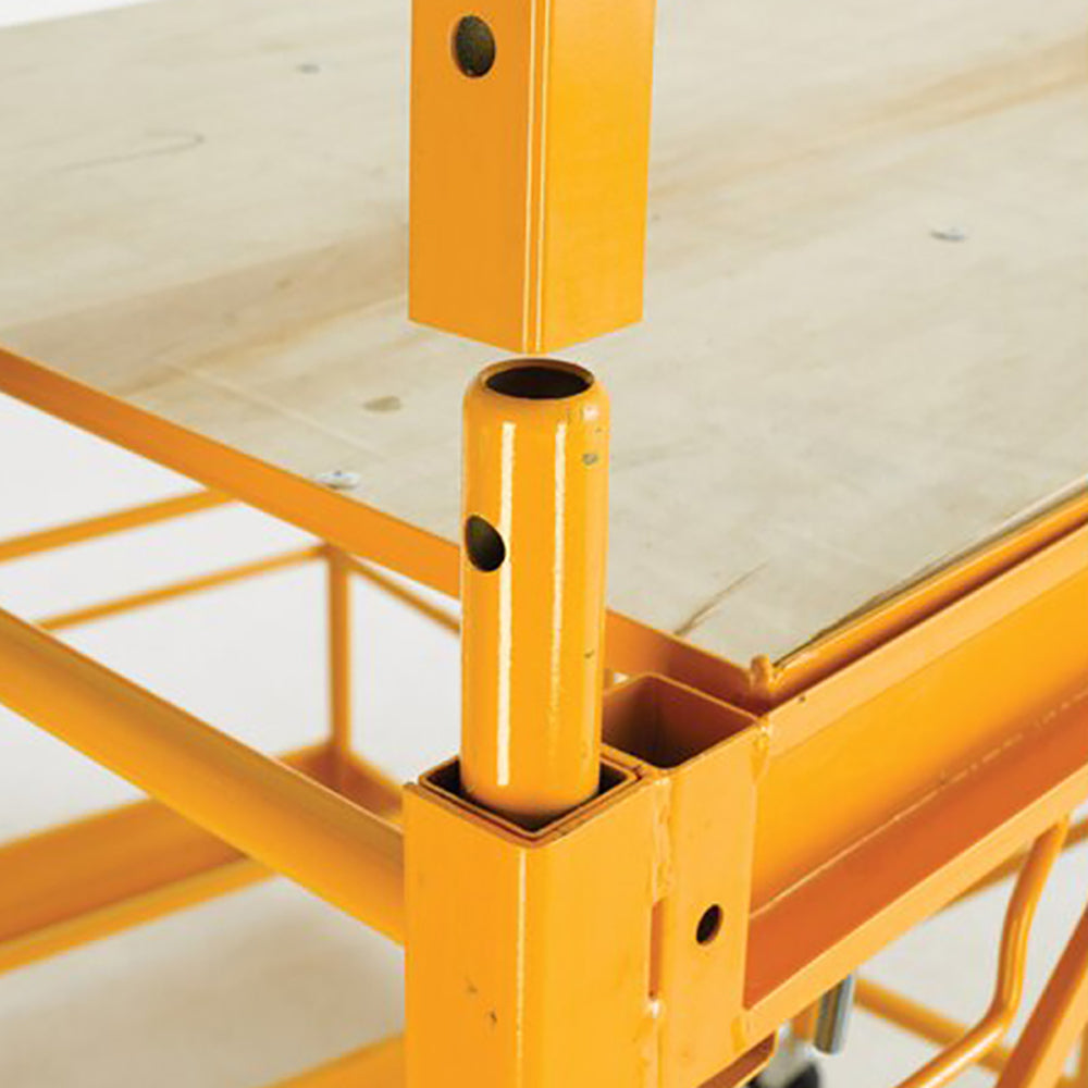 Adjustable Steel Mobile Scaffolding High Ladder Tool Portable 1.8m  Steelmates