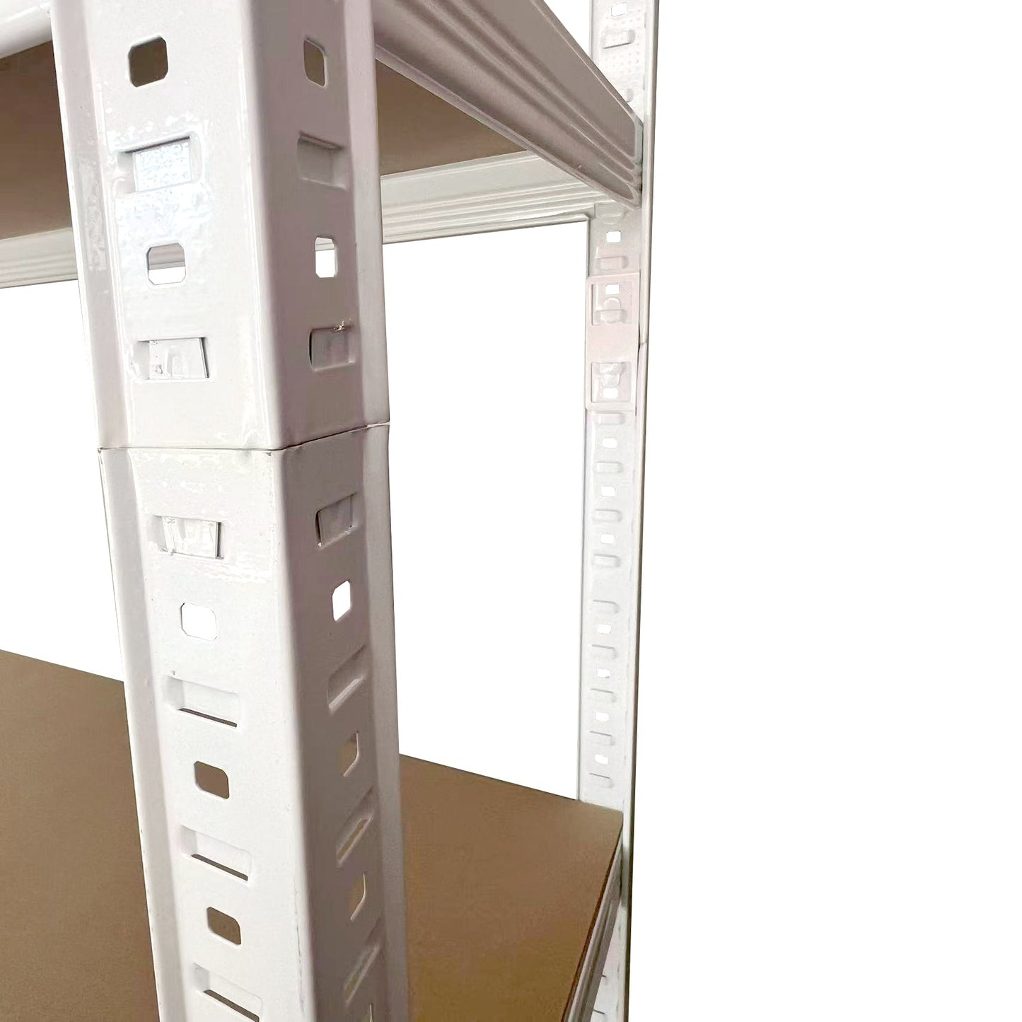 5 tier DIY Shelving H1800 x 900 x 400 With Corner Unit & 4 Storage Shelves White  Steelmates