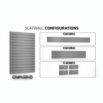 Double Bike Storage Kit – Slatwall Garage Organisation System  Steelmates