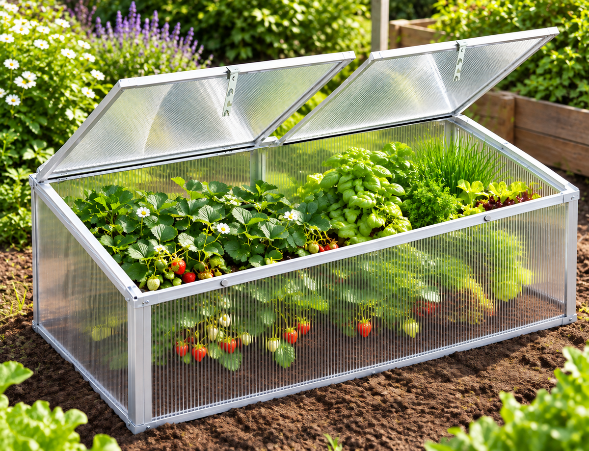Mini frame greenhouse 99cm L x 60cm W x 31 H - AI107  Steelmates