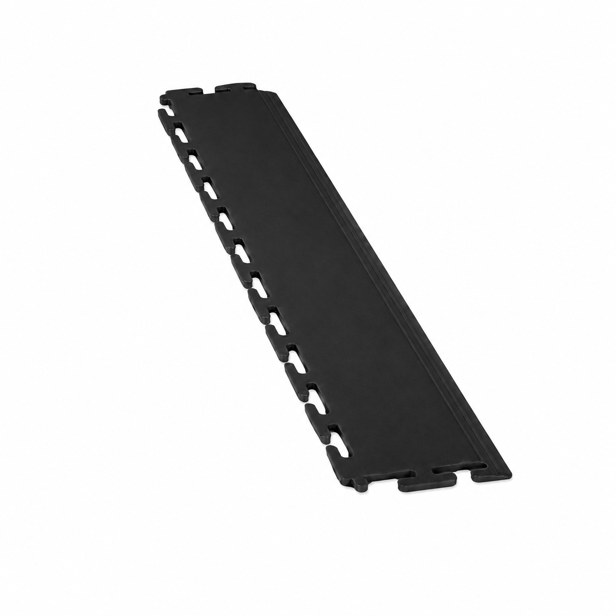 Heavy Duty Interlocking Floor Tiles Ramp - Black  Steelmates