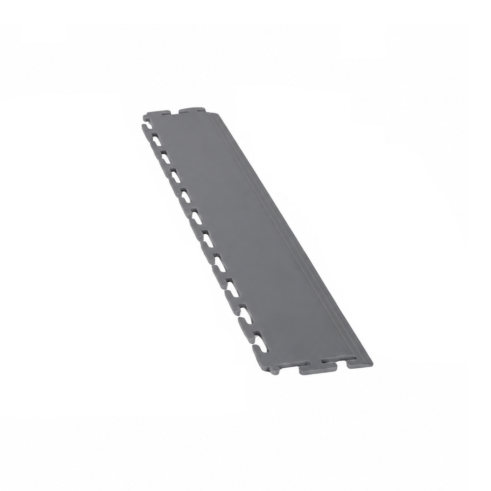 Heavy Duty Interlocking Floor Tiles Ramp - Grey  Steelmates