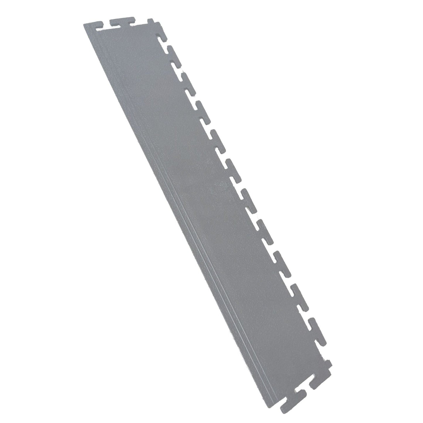 Heavy Duty Interlocking Floor Tiles Ramp - Grey  Steelmates