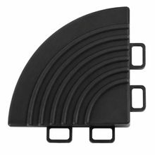 Interlocking Garage Floor Tile System Black - Corner  steelmates