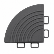 Interlocking Garage Floor Tile System Grey - Corner  steelmates