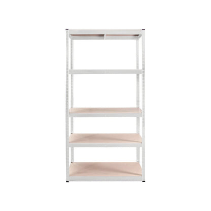 5 Layers Boltless Storage Shelving White 1800 x 900 x 400  Steelmates