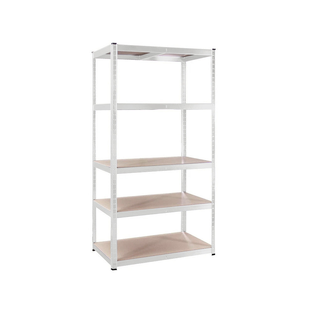 5 Layers Boltless Storage Shelving White 1800 x 900 x 400  Steelmates