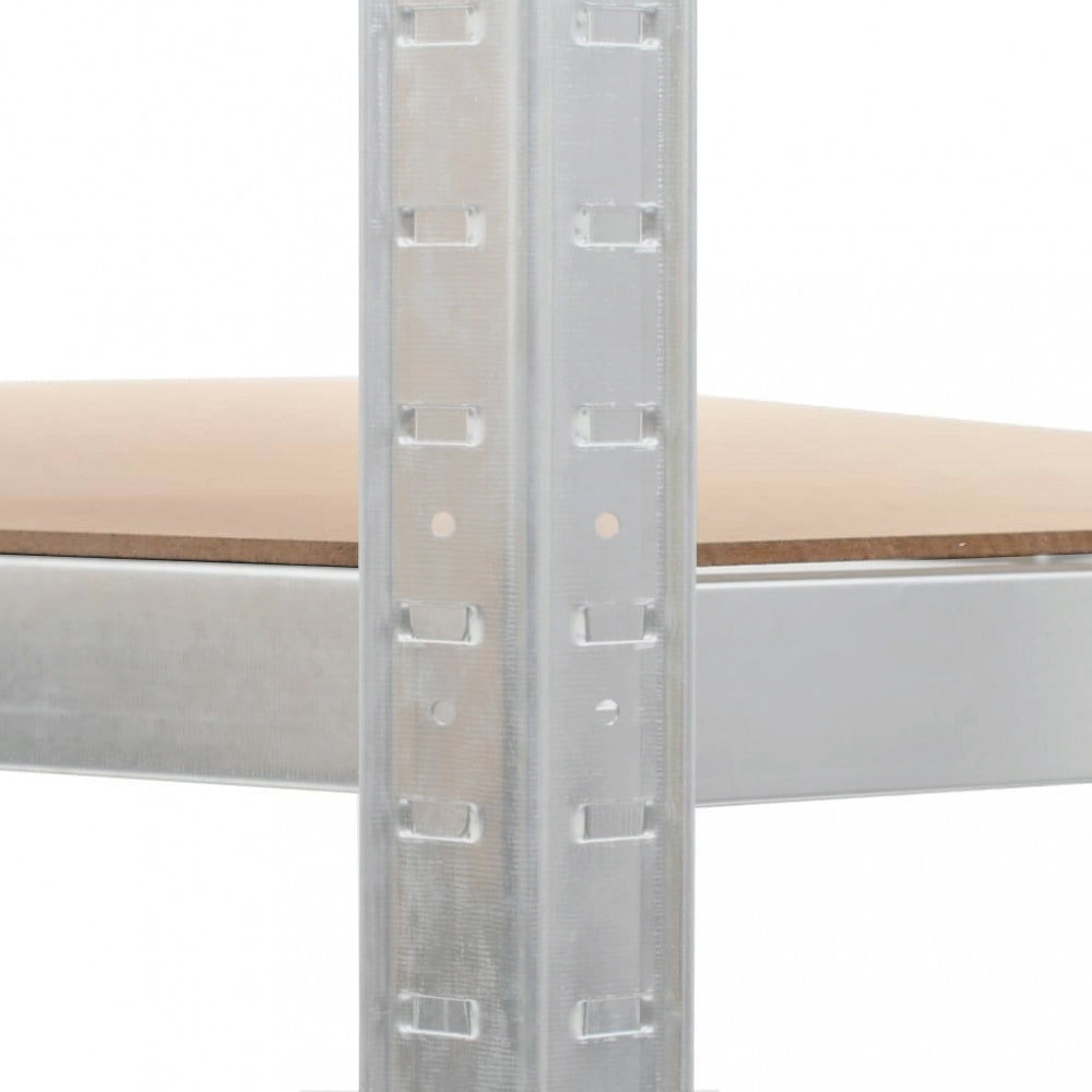 5 Layers Boltless Storage Shelving White 1800 x 700 x 400 Corner Unit  Steelmates