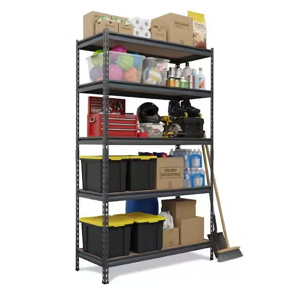 Boltless Shelving H1800x1200x450MM 5 Level MDF Shelves  Steelmates