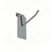 4" Single Fix Slatwall Hook – Grey  Steelmates