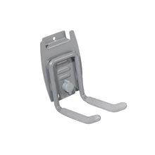 4" Double Slatwall Hook – Grey