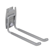 8" Double Slatwall Hook – Grey