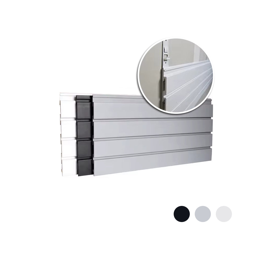 Heavy Duty PVC Garage Bracket Slatwall Black