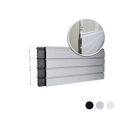 Heavy Duty PVC Garage Bracket Slatwall Black