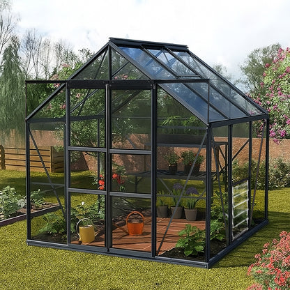 Glasshouse 4mm toughened glass 2570 x 1950 x 2320mm