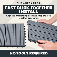 DIY Decking Tiles Teak 300*300*20 - Pack of 10  steelmates