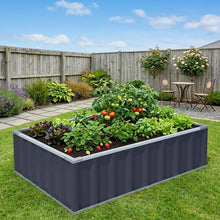 Planter box 1170 x 900 x 400mm Grey  steelmates