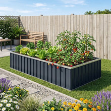 Planter Box / Garden Box/ Raised Garden Bed 1730x900x400 GREY  steelmates