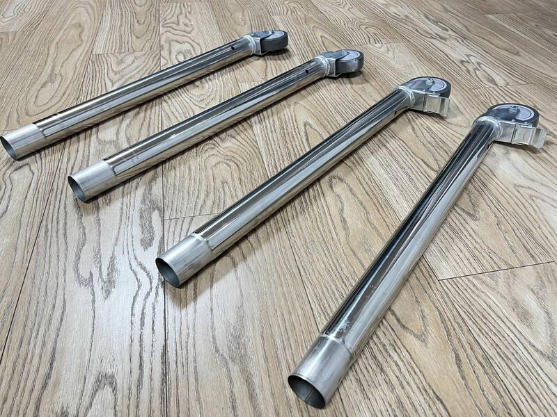 Pack of 4 - Stainless Steel Post Wheels  steelmates