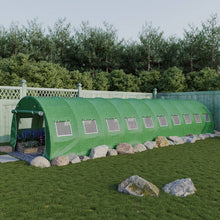 10m x 3m x 2m Strong Tunnel Greenhouses Galvanised Frame