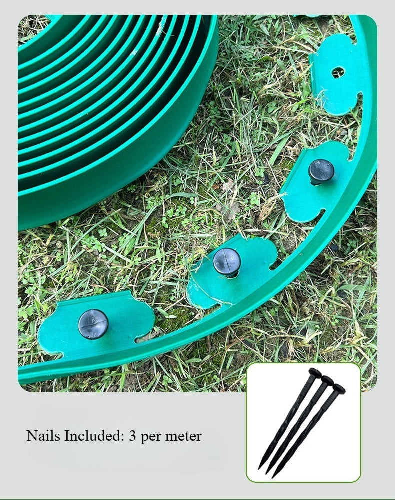 Flexible Garden Edging Strip for Lawn and Borders  Steelmates