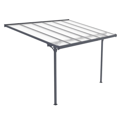 3750 L x 2550 W Aluminium Canopy, Patio cover, Carport, Lean To Pergola,8mm Roof