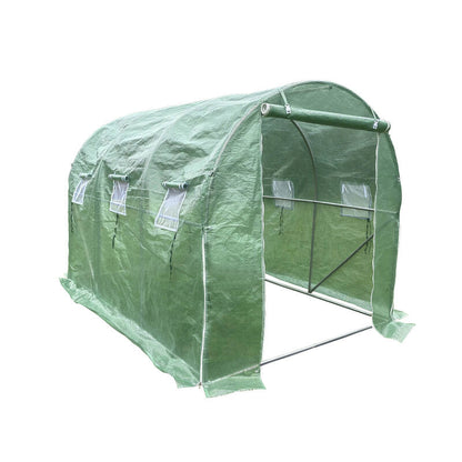3m x 2m x 2m Tunnel (Side Open) Greenhouses Strong Galvanised Frame