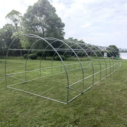 10m x 3m x 2m Strong Tunnel Greenhouses Galvanised Frame
