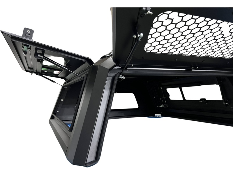 STAINLESS STEEL TRUCK CANOPY FOR TOYOTA HILUX 2024 With Dog Window