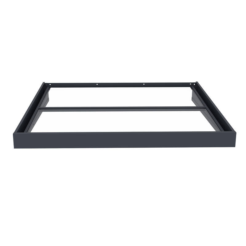 Premium Outdoor Awning 2.5mm Solid PC with Metal Frame-100x120cm  steelmates
