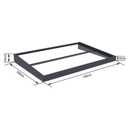 Premium Outdoor Awning 2.5mm Solid PC with Metal Frame-100x120/150cm  Steelmates