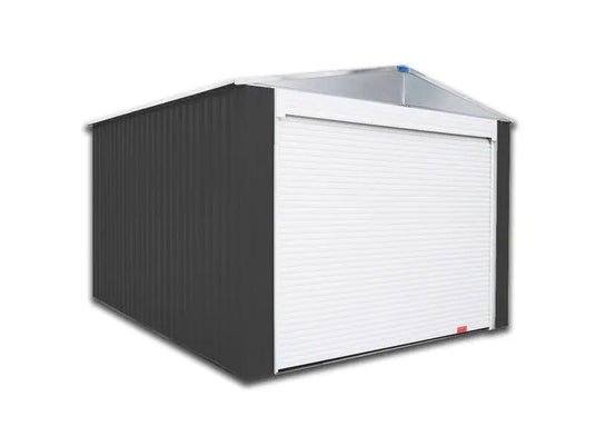 3366 x 3367 Small Garage with Roller Door steelmates