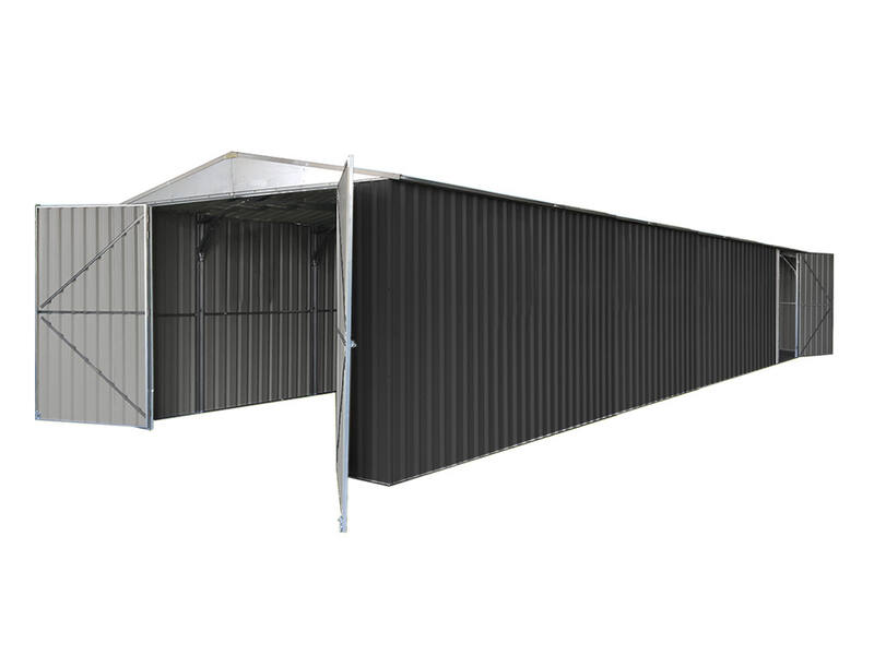 8336x3367 Extra Large Kitset Garage with Swing Door