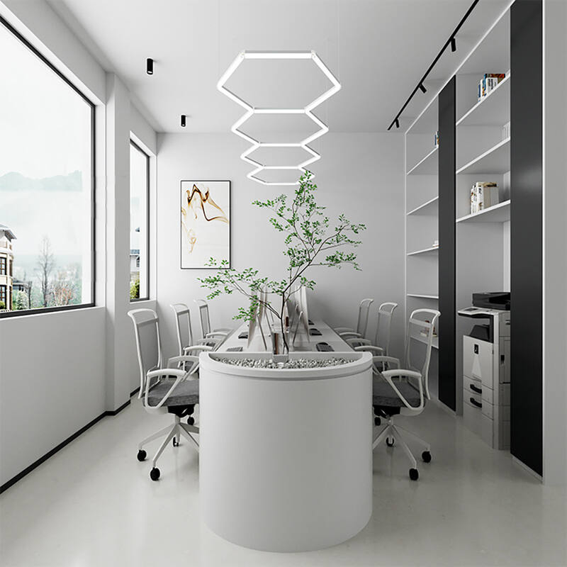 Wall Mount and Office Hexagon LED Light 840 x 960 mm - 1  Grid System