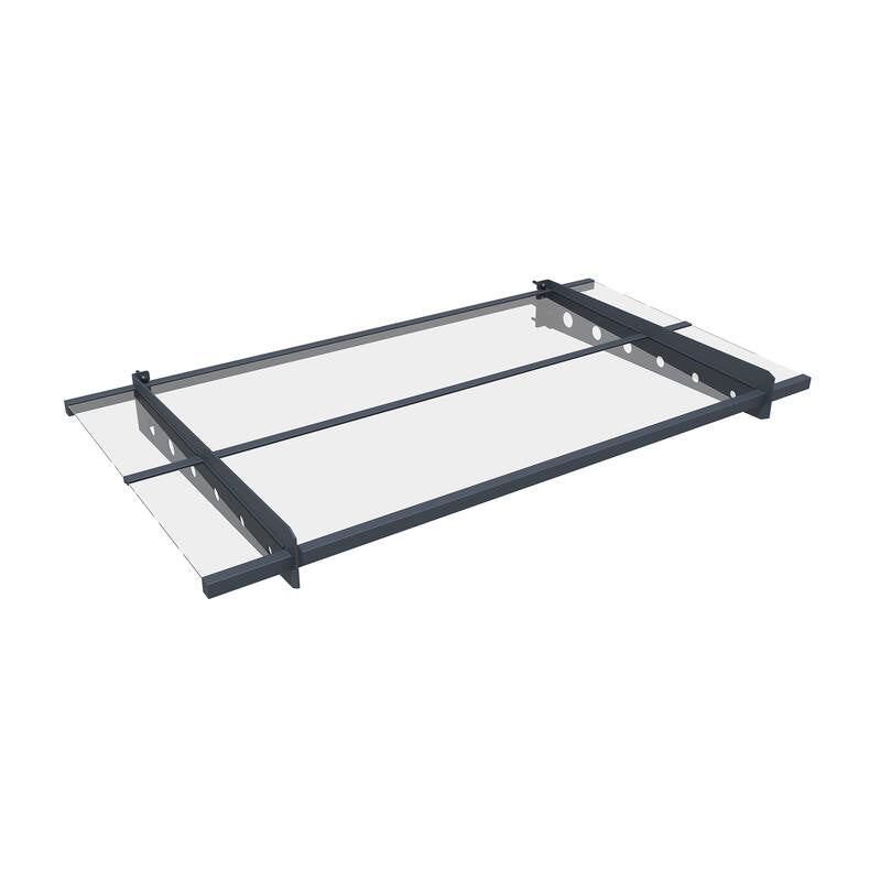 Modern Door Awning 3mm Solid PC -150x80cm  steelmates