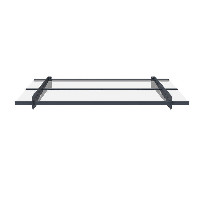 Modern Door Awning 3mm Solid PC -150x80cm  steelmates