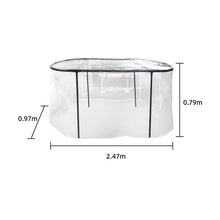 COVER FOR ALUMINUM-COATED ZINC SHEET GARDEN BED  247x79x97CM