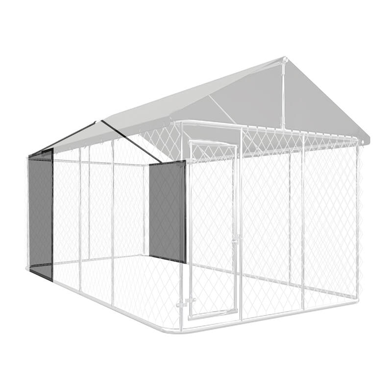 Large Dog Run Outdoor 1M Expansion Accessory for 3M Series  steelmates