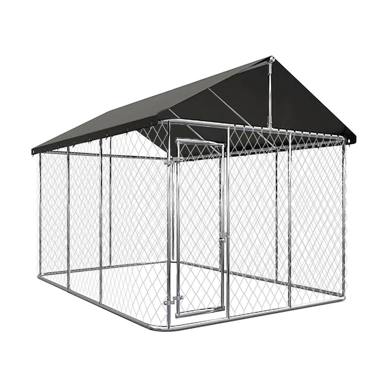 Large Dog Run Outdoor with Cover 3x3x1.8m