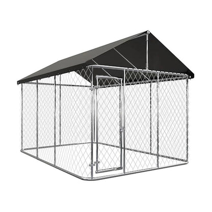 Large Dog Run Outdoor with Cover 3x3x1.8m