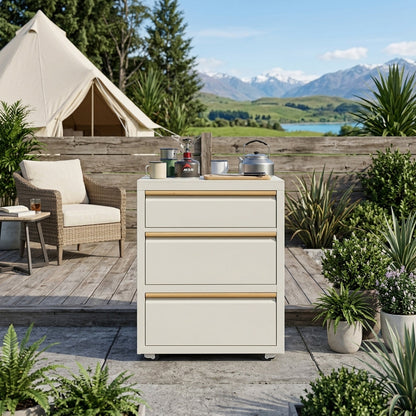 Outdoor Kitchen Storage Module – 3 Drawers  Steelmates