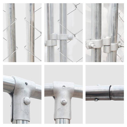 Large Dog Run Outdoor with Cover 3x3x1.8m